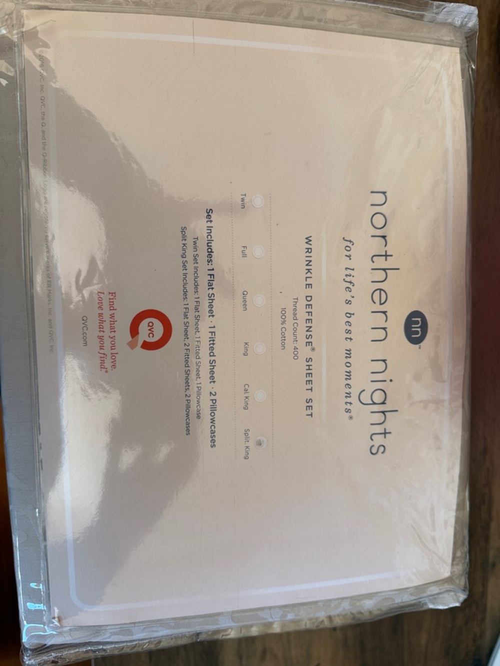 Northern Nights dark taupe Wrinkle-Defense Sheet Set